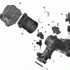 009 - Defender MAX HD10 - CAB - North America 01- engine - air intake manifold and throttle body