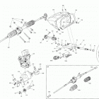 002 - Commander 1000R EFI - North America 07- steering - xt & ltd