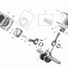 001 - Commander 800R EFI - International 01- crankshaft, piston and cylinder - 800r efi