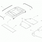 005 - Defender HD10 - CAB - North America 09- body - skid plate - cab