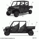 RANGER 1000 PS CREW FS (R20T6A99A1/B1/E99A9/AM/AS/B9/BM/BS) Body, decals - r20t6a99a1  /  b1  /  e99a9  /  am  /  as...