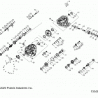 RZR RS1 PS MD (Z20S1E99NG) Drive train, main gearcase internals - 1334384 (1334384)