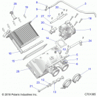 RZR XP TURBO S VELOCITY Engine, air intake manifold - z20paf92ac  /  lc (c701065...