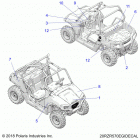 RZR 570 3PC (Z20CHA57K2) Body, decals - z20cha57k2 (20rzr570egidecal)