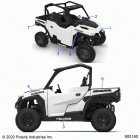 POLARIS GENERAL 1000 EPS DLX (G20GAE99A2/A4/D99AK/AS/BK/BS) Body, decals - g20gae99a2 (900160-01)
