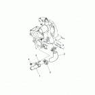 RANGER 902D EU/TRACTOR Engine, water pipe - r20rred4f1  /  n1  /  sd4c1 (702625...