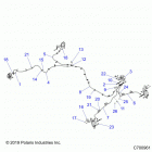 RANGER 1000XP PS MUD Brakes, brake lines and master cylinder - r20rrm99al (c7...