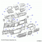 RANGER 1000 CREW PS NSTR RC (R20RSW99AA/AP/AX/A9) Body, dash - r20rsw99aa  /  ap  /  ax  /  a9 (c700632)