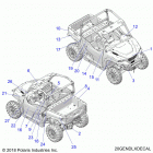 POLARIS GENERAL 1000 EPS DLX (G20GAE99A2/D99AK/AS/BK/BS) Body, decals - g20gae99a2  /  d99ak  /  as  /  bk  /  bs...