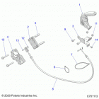 RZR 570 3PC (Z20CHA57K2) Brakes, parking brake - z20cha57k2 (c701113)