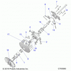 RANGER 1000XP PS CREW FS (R20T6A99A1/E99A9/AM) Drive train, clutch, primary - r20t6a99a1  /  e99a9  /  ...