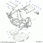 RZR PRO XP Chassis, main frame and skid plates - z20ra_92ac  /  bc ...