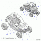 RZR RS1 PS MD (Z20S1E99NG) Body, decals - z20s1e99ng (c700664)