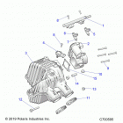 RANGER 1000 FULLSIZE PS FO (R20TAU99AS/AM/AZ) Engine, air intake manifold - r20tau99as  /  am  /  az (...