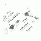 RZR PRO XP Drive train, main gearcase internals - z20ra_92ac  /  bc...