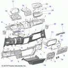 RANGER 1000XP CREW FACTORY CHOICE 49S & 50S (R20RSE99A/B) Body, dash std  - r20rse99a  /  b (c700862)