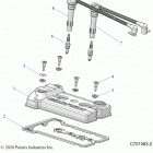 RZR Engine, valve cover, sparkplugs and wires - z20ase99ah  ...