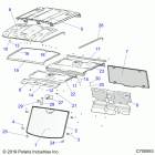RANGER 1000XP PS CREW NSTR Body, roof and cab - r20rsu99aa  /  ax  /  a9  /  ap  / ...
