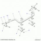 RZR 1000S4 (Z20A4E99AH/LH/BH) Suspension, rear stabilizer bar - z20a4e99ah  /  bh  /  ...