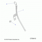 RANGER 902D EU/TRACTOR Engine, dipstick - r20rred4f1  /  n1  /  sd4c1 (c700412)