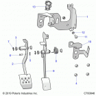 RANGER 902D EU/TRACTOR Brakes, pedal - r20rred4f1  /  n1  /  sd4c1 (c700846)