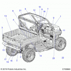 RANGER 1000XP EPS EU/TR/ZUG (R20RRE99F1/F9/FK/SC1/C9/CK/SF1/F9/FK/PCF/FF) Body, decals - r20rre99f1  /  f9  /  fk  /  s99c1  /  c9...