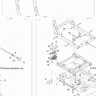 RZR XP Body, seat base adjuster, tractor - z20nas99cc (702715)