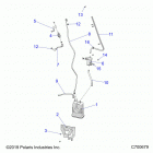 RANGER 1000 BC FACTORY CHOICE 49S & 50S (R20RRB99/A/B) Body, fuel tank evap 50s - r20rrb99  /  b (c700679)