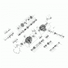 RANGER 1000 CREW PS NSTR RC (R20RSW99AA/AP/AX/A9) Drive train, main gearcase internals - r20rsw99aa  /  ap...