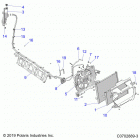 RZR PRO XP Engine, cooling, radiator - z20ra_92ac  /  bc  /  ak  / ...