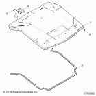 POLARIS GENERAL 1000 DLX (G20GXD99AP/AG) Accessory, roof - g20gxd99ap  /  ag (c700802)