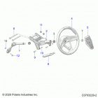 POLARIS GENERAL 1000 4P EPS EU (G20G4E99NG) Steering, upper steering asm. - g20g4e99ng (c0703229-2)