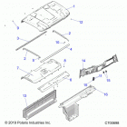 RANGER 1000 BC FACTORY CHOICE 49S & 50S (R20RRB99/A/B) Opt, roof, prem prep, roof, rear close off and dash - r2...