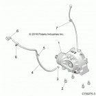 POLARIS GENERAL 1000 XP 4P (G20GMD99AP/AG) Drive train, front gearcase mounting - g20gmd99ap  /  ag...