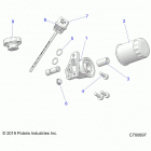 RANGER 570 EPS HDPE HD (R20MAE57D7) Engine, oil filter and dipstick -r20mae57d7 (c700897)
