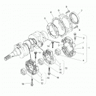 RANGER 902D EU/TRACTOR Engine, main bearing case - r20rred4f1  /  n1  /  sd4c1 ...