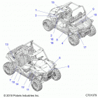 RZR 1000S 60 INCH EPS TRACTOR Body, decals - z20ass99c2  /  ch (c701079)