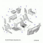 RANGER 1000XP RC CREW Body, front floor and rockers - r20rsk99aa  /  ax  /  a9...