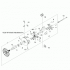 RZR TURBO 4 Drive train, primary clutch - z20n4e92al  /  ar  /  bl  ...