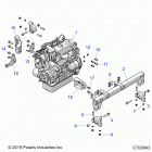RANGER 902D EU/TRACTOR Engine, mounting - r20rred4f1  /  n1  /  sd4c1 (c700843)
