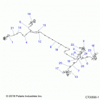 RANGER 1000 CREW FULLSIZE PS FO (R20T6U99AM/AS/BM/BS) Brakes, brake lines and master cylinder - r20t6u99am  / ...