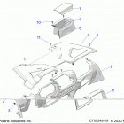 RZR XP1000 Body, dash - z20nae99ac  /  al  /  an  /  bc  /  bl  /  ...