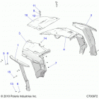 RZR 1000S4 (Z20A4E99AH/LH/BH) Body, hood and front body work - z20a4e99ah  /  bh  /  l...