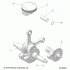 RANGER 570 EPS HDPE HD (R20MAE57D7) Engine, crankshaft, piston and balance shaft - r20mae57d...