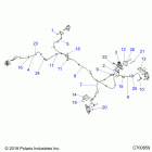 POLARIS GENERAL 1000 DLX OPT1 (G20GXJ99AP/AG) Brakes, brake lines and master cylinder - g20gxj99ap  / ...