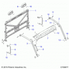 RANGER 902D EU/TRACTOR Chassis, cab frame - r20rred4f1  /  n1  /  sd4c1 (c70097...