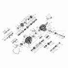 RANGER Drive train, main gearcase internals - r20rrr99a  /  b (...