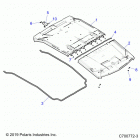 POLARIS GENERAL 1000 XP 4P (G20GMD99AP/AG) Accessory, roof - g20gmd99ap  /  ag (c700772-3)