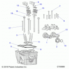 RANGER 570 EPS HDPE HD (R20MAE57D7) Engine, cylinder head, cams and valves - r20mae57d7 (c70...
