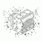 RANGER 902D EU/TRACTOR Engine, crankcase - r20rred4f1  /  n1  /  sd4c1 (702591)